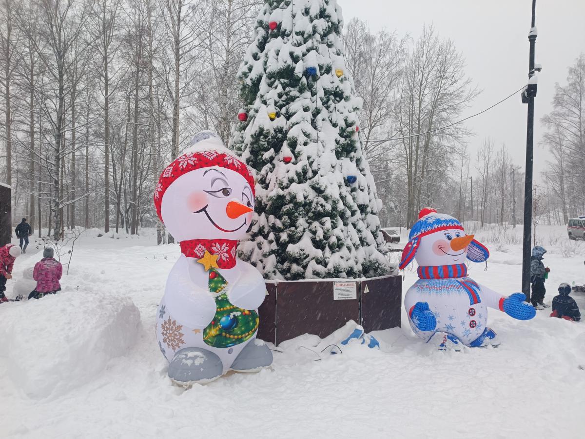 В Выборге определили лучшего снеговика.